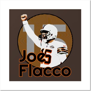 Joe 15 Flacco Browns Posters and Art